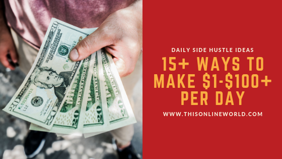 15 Ways to Make $500 a Month Extra on the Side